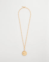 Chico's | Reversible Swan Pendant Necklace/ Gold