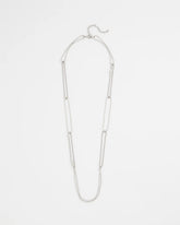 Chico's | Long Silver Ball Chain Single Strand/ Silver