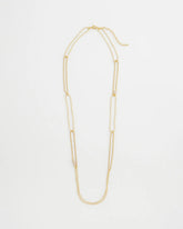 Chico's | Long Gold Ball Chain Single Strand/ Gold