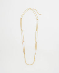 Chico's | Long Gold Ball Chain Single Strand/ Gold