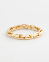 Chico's | Gold Link Stretch Bracelet/ Gold