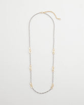 Chico's | Mixed Metal Link Long Necklace/ Mixed Metals
