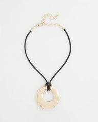 Chico's | Modern Gold Pendant/ Gold