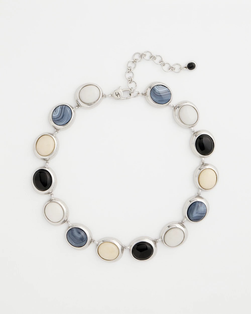 Chico's | Short Polka Dot Collar/ Neutral