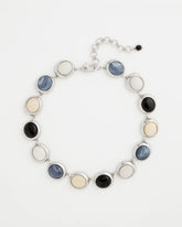 Chico's | Short Polka Dot Collar/ Neutral