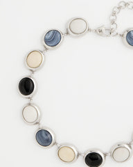 Chico's | Short Polka Dot Collar/ Neutral