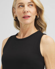 Chico's | Ribbed High Neck Tank/ Black