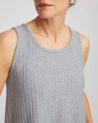 Chico's | Cozy Tank/ Fog Heather Gray