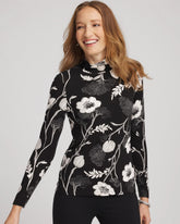 Chico's | Touch of Cool™ Mockneck Layering Tee/ Black