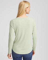 Chico's | Touch of Cool™ V-Neck Layering Tee/ Sage Meadow