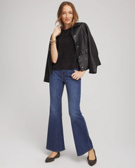 Chico's | Cozy Crewneck Tee/ Black