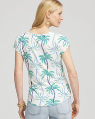 Chico's | Cap Sleeve Dolman Tee/ Alabaster