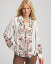 Chico's | Silky Classic-Fit Shirt/ Ecru