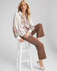 Chico's | Silky Classic-Fit Shirt/ Ecru