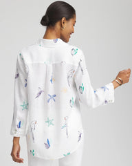 Chico's | No Iron™ Island Linen Shirt/ Optic White