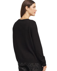 Chico's | Ombré Rhinestone Cardigan/ Black