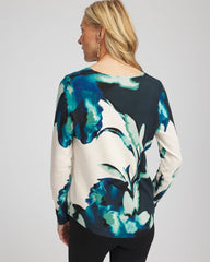 Chico's | Ella Glacier V-Neck Pullover/ Teal Shadow