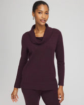 Chico's | Zenergy® Luxe Diamante Cowlneck Tunic/ Night Bloom