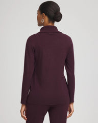 Chico's | Zenergy® Luxe Diamante Cowlneck Tunic/ Night Bloom