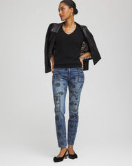 Chico's | Relaxed V-Neck Cashmere Sweater/ Black