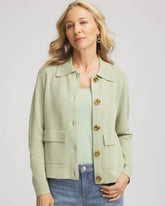 Chico's | Button-Front Cardigan Jacket/ Sage Meadow