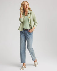 Chico's | Button-Front Cardigan Jacket/ Sage Meadow
