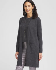 Chico's | Cashmere Duster Cardigan/ Dark Gray