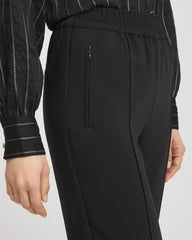 Chico's | Crepe Side-Zip Tapered Ankle Pants/ Black