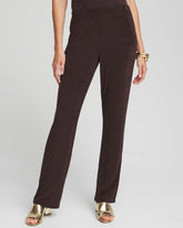 Chico's | Petite Travelers™ No Tummy Pants/ Cocoa Bean
