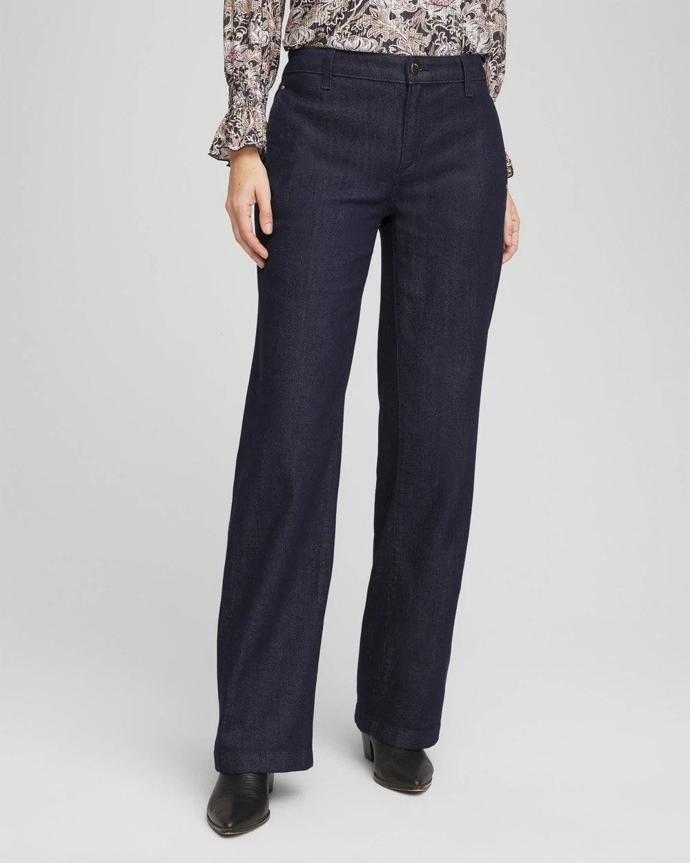 Chico's | High-Rise Trouser Jeans/ Cedar Rinse