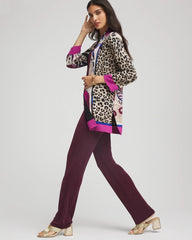 Chico's | Travelers™ Collection Artisanal Cardigan/ Blackened Burgundy