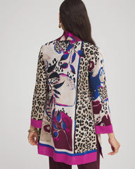 Chico's | Travelers™ Collection Artisanal Cardigan/ Blackened Burgundy
