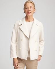 Chico's | Wool Peacoat/ English Cream