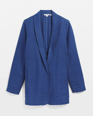Chico's | Linen Blazer/ Naval Indigo
