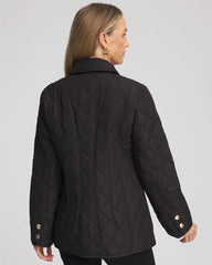 Chico's | Quilted Barn Jacket/ Black