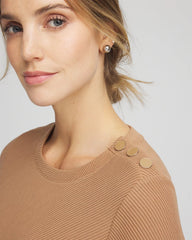Chico's | Zenergy® Ottoman Ribbed Tunic/ Caramel Apple