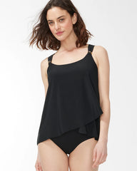 Chico's | Miraclesuit Razzle Dazzle Tankini Top/ Black
