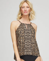 Chico's | Miraclesuit® Topkapi Tankini/ Black/Multi