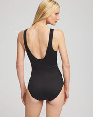 Chico's | Miraclesuit Somerpointe One Piece Swimsuit/ Black/White