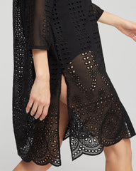 Chico's | Shirt Dress Swim Coverup/ Black