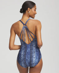 Chico's | Magicsuit® Via Roma Drew One Piece/ Blue Multi