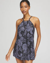 Chico's | Magicsuit® Shell Beach Parker Swim Dress/ Black/Multi