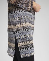 Chico's | Travelers™ Knit Chevron Open-Front Cardigan/ Canyon Blue