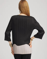 Chico's | Travelers™ Collection Pleated Top/ Travelers Black