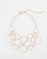 Chico's | Short Goldtone Multi-Strand Link Necklace/ Gold