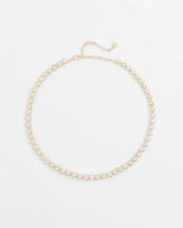 Chico's | Goldtone Tennis Necklace/ Gold