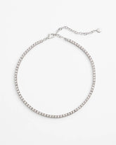 Chico's | Silver Tennis Necklace/ Silver