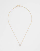 Chico's | Gold Tone Drop Stone Necklace/ Gold