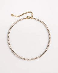 Chico's | Vintage Tennis Necklace/ Gold