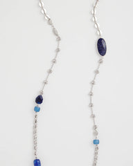 Chico's | Blue Accent Long Single Strand Necklace/ Blue